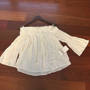 Zara off the shoulder top